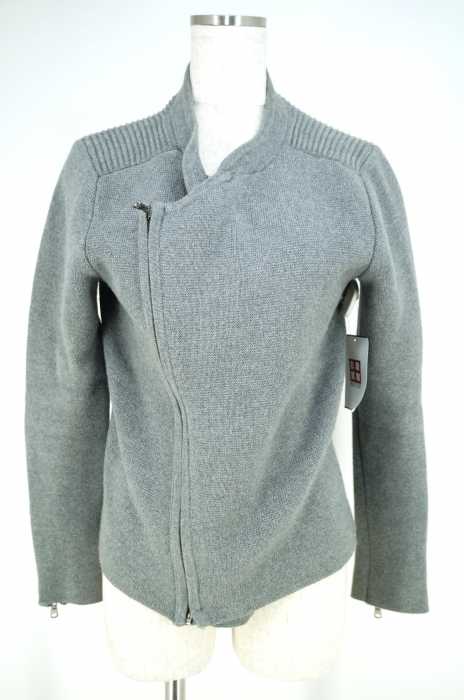 Gap （ギャップ） ニットノーカラーライダースジャケット レディース アウター