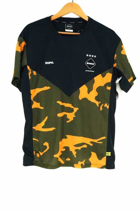 F.C.Real Bristol/ F.C.R.B.(エフシーレアルブリストル / エフシーアールビー) CAMOUFLAGE TRAINING S/S TOP & SHORTS メンズ セットアップ