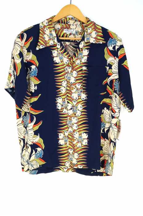 SUN SURF アロハシャツ カトレアオーキッド XS SS32147 東洋 
