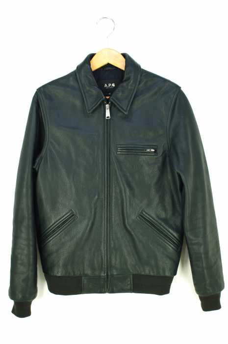 A.P.C. ×carhartt（アーペーセーカーハート） レザーブルゾン メンズ アウター