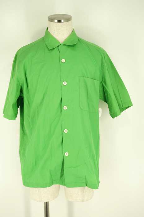 COMME des GARCONS HOMME （コムデギャルソンオム） AD2002 半袖オープンカラーシャツ メンズ トップス