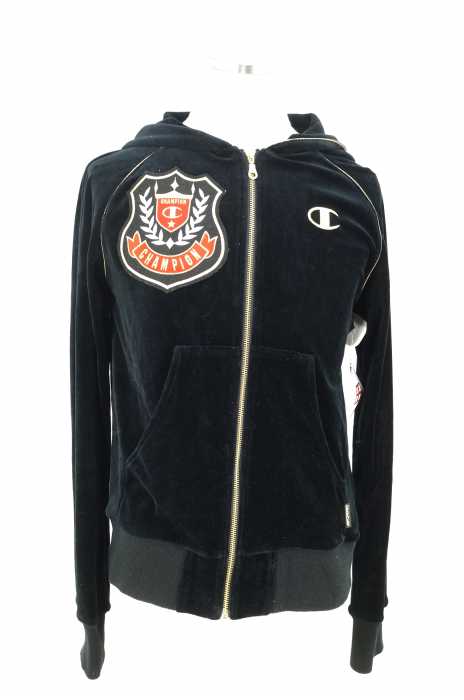 DRESSCAMP×Champion (チャンピオン) ベロアジップパーカー メンズ トップス