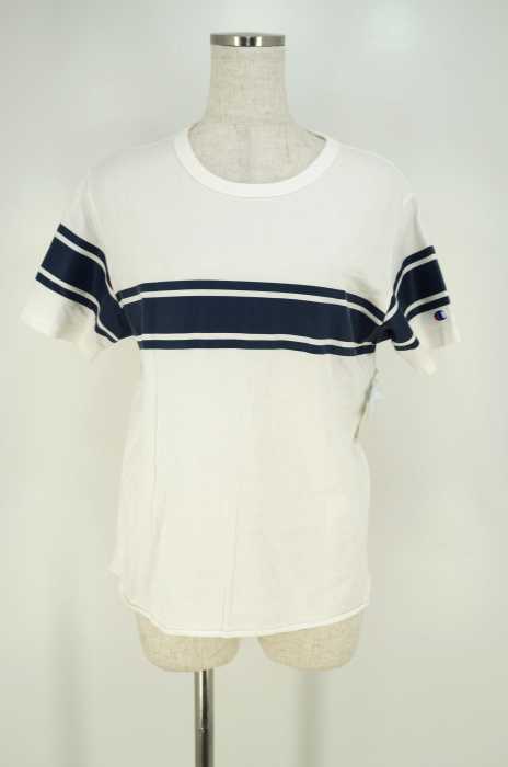 Champion×EDIFICE （チャンピオンエディフィス） ボーダーTシャツ レディース トップス