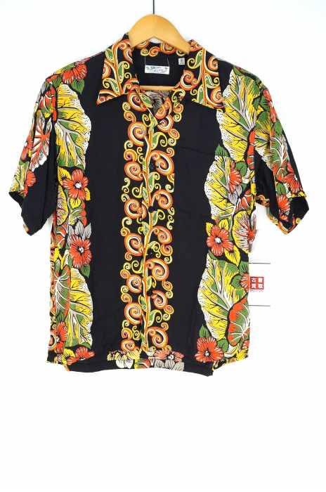 SUN SURF（サンサーフ） HIBISCUS BORDER　ハイビスカスボーダー メンズ トップス