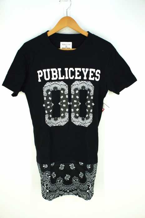 public eyes(パブリックアイズ) バンダナレイヤードナンバリングTシャツ メンズ トップス