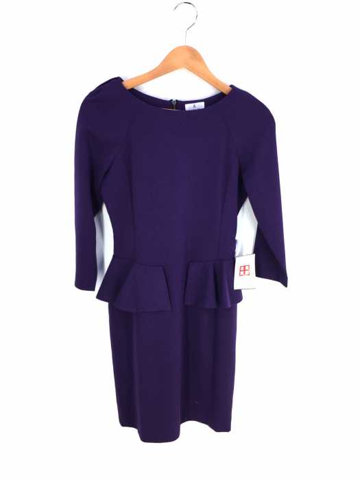 LANVIN en Bleu (ランバンオンブルー) ウエストフリルワンピース レディース ワンピース
