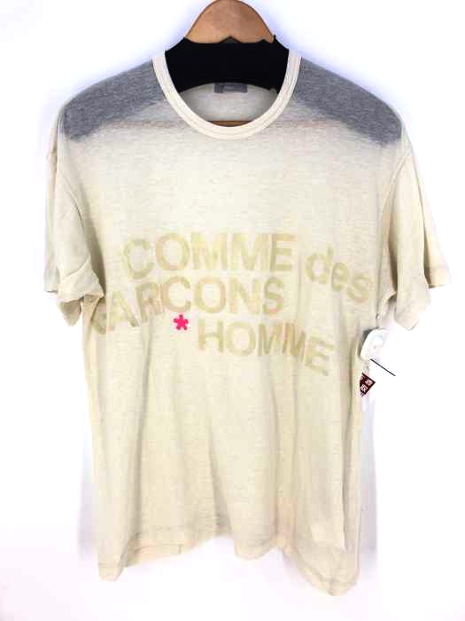 COMME des GARCONS HOMME（コムデギャルソンオム） ロゴプリント透けTシャツ メンズ トップス
