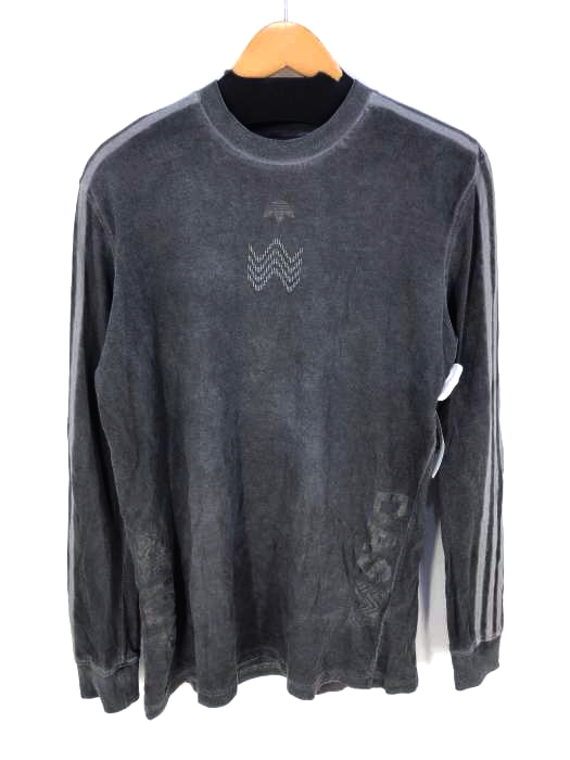 adidas Originals(アディダスオリジナルス) used加工 クルーネックロングTシャツ メンズ トップス
