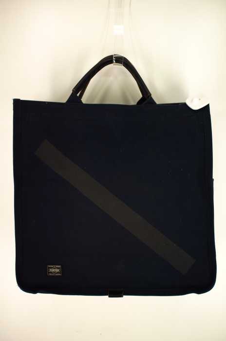 SATURDAYS SURF NYC×PORTER×B印 YOSHIDA (ポーター) レザーハンドルカツラギ2WAYショルダートートバッグ メンズ バッグ