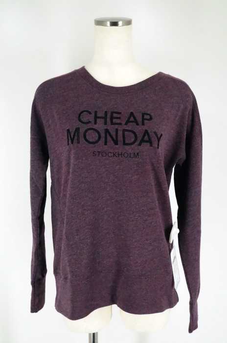 CHEAP MONDAY (チープマンデー) 刺繡クルーネックトレーナー レディース トップス