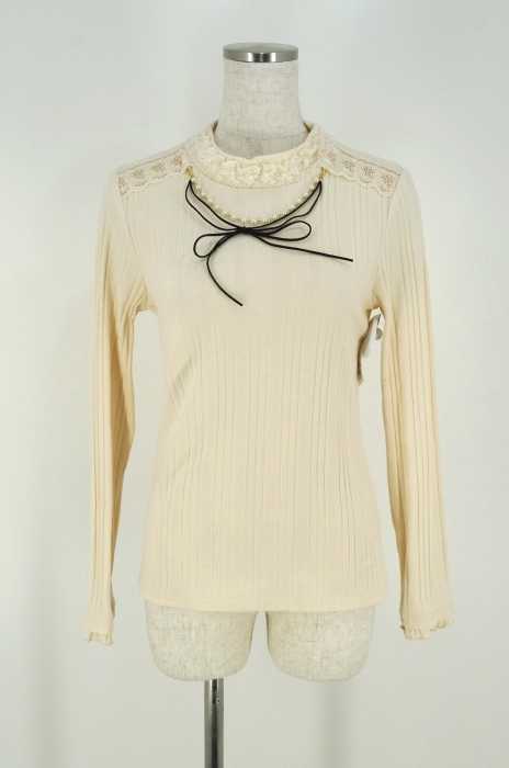 axes femme （アクシーズファム） ネックレス付きトップス レディース トップス