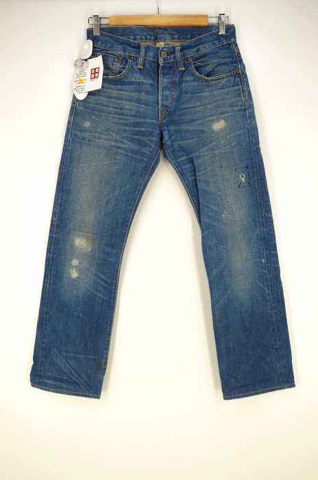 RRL RALPH LAUREN （ダブルアールエル ラルフローレン） 加工デニムパンツ メンズ パンツ