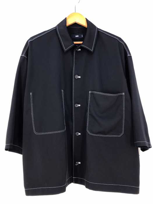 HARE（ハレ） ステッチ　ハーフスリーブシャツ メンズ トップス