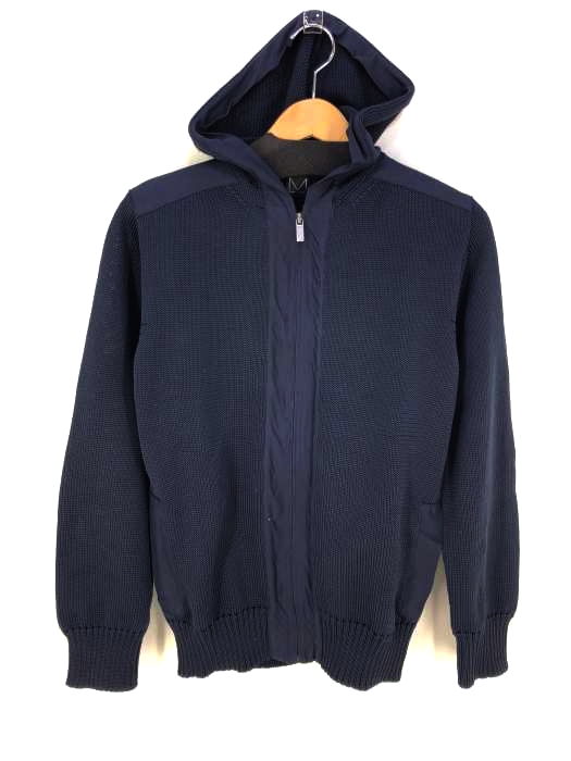 DKNY(ダナキャランニューヨーク) コットンニット ジップアップパーカー メンズ トップス