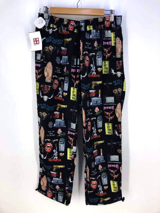 LEGENDA（レジェンダ） Photo Collage Nylon Wide Pants メンズ パンツ