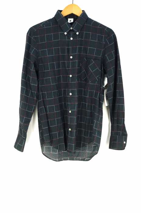 ADAM KIMMEL（アダムキメル） BUTTON COLLAR SHIRT REGULAR FIT　ボタンカラーシャツ レギュラーフィット メンズ トップス