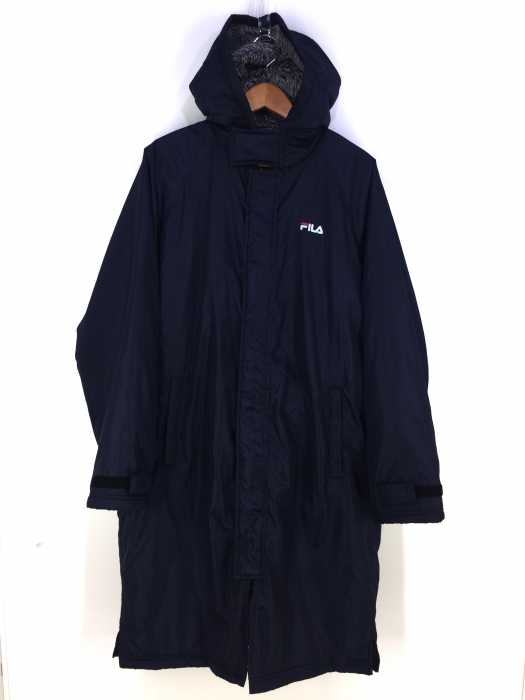 FILA （フィラ） ロング丈 ダウン ジャケット メンズ アウター
