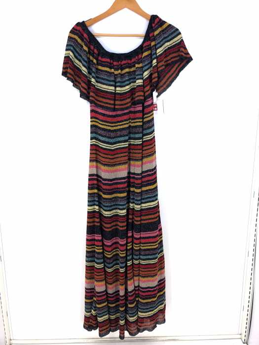 ZARA KNIT（ザラニット） オフショルダー　ラメニットワンピース レディース ワンピース