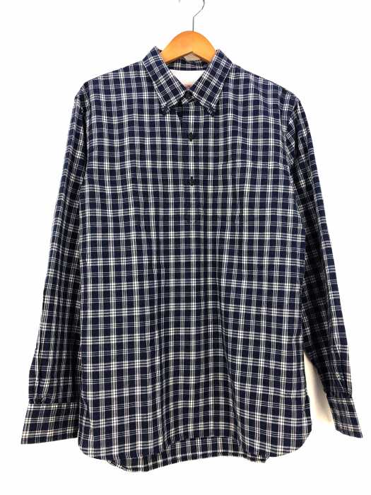 BROOKS BROTHERS（ブルックスブラザーズ） チェック柄 ハーフボタン ボタンダウンシャツ メンズ トップス