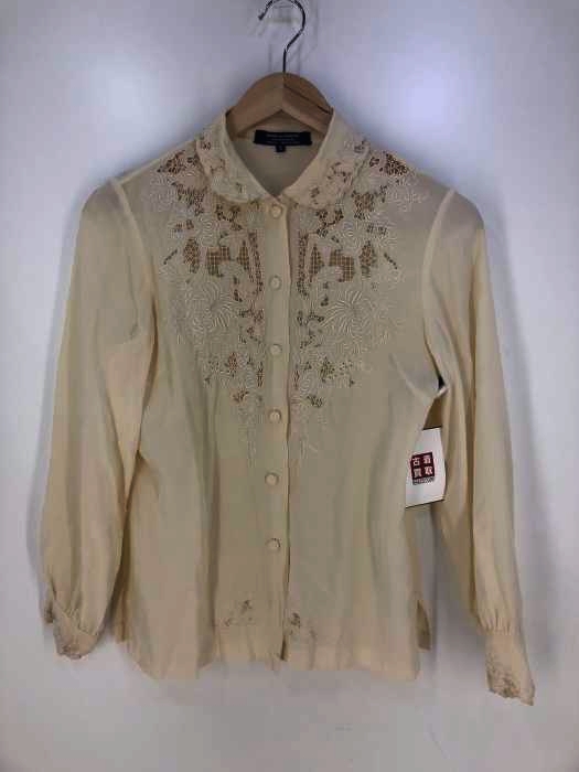 COMME des GARCONS（コムデギャルソン） 80S 総シルク レースブラウス HAND EMBROIDERED レディース トップス