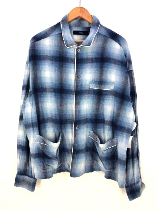 VAPORIZE（ヴェイパライズ） Ombre Check Shirt メンズ トップス