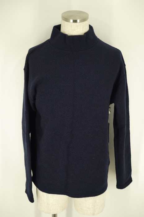 BLUE WORK（ブルーワーク） 15AW ジャガードモックネックカットソー メンズ トップス