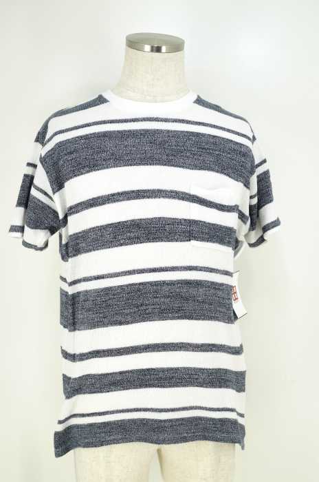BEAUTY & YOUTH UNITED ARROWS (ビューティーアンドユースユナイテッドアローズ) ポケット付きパイル地ボーダーTシャツ メンズ トップス