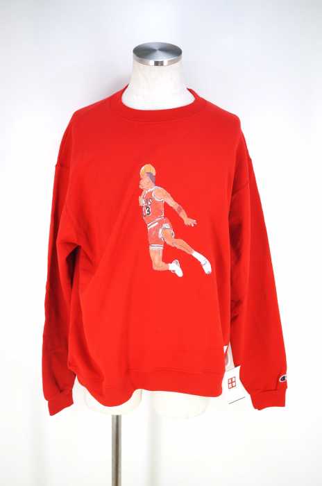 CULTCLUB × CHAMPION （カルトクラブ チャンピオン） 23 CREWNECK by YUNG LENOX プレイヤー バスケットボール メンズ トップス
