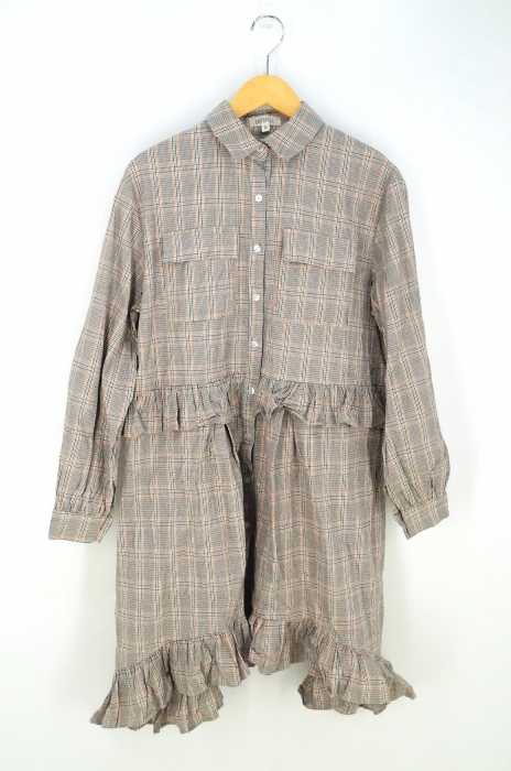 GHOSPELL (ゴスペル) Wildcard shirt Dress チェックワンピース レディース ワンピース