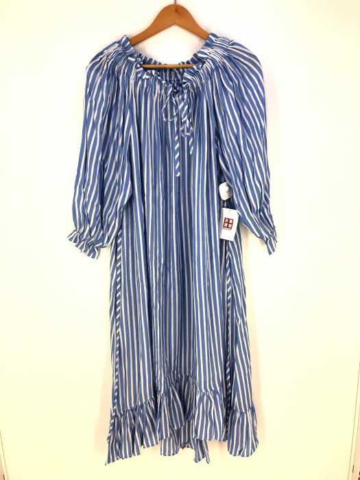 Style Nanda オフショルダー ストライプ柄フリルワンピース レディース ワンピース ブランド古着買取販売バズストア