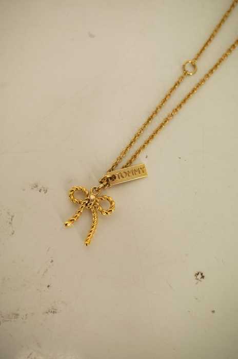 TOMMY (トミー) リボンモチーフネックレス レディース アクセサリー