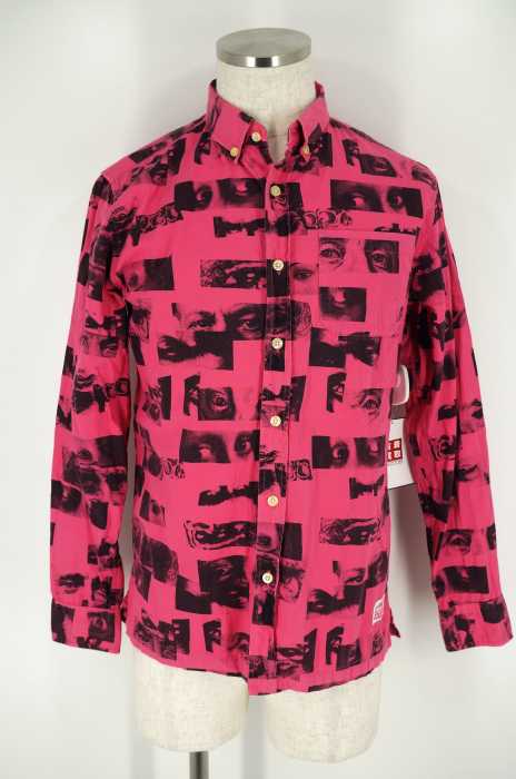 X-LARGE ×　JIMMY'Z （エクストララージ×ジミーズ） 総柄ボタンダウンシャツ メンズ トップス