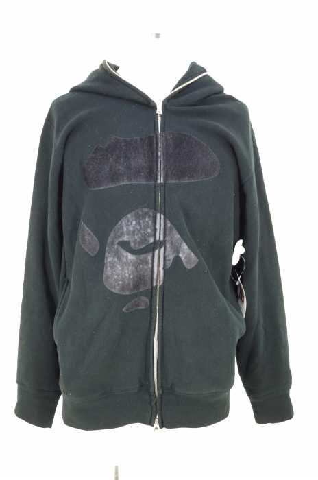 BAPE (ベイプ) ロゴプリントジップアップパーカー メンズ トップス