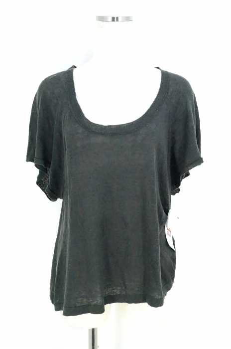 ISABEL MARANT ETOILE (イザベル マランエトワール) 半袖リネンニットトップス レディース トップス
