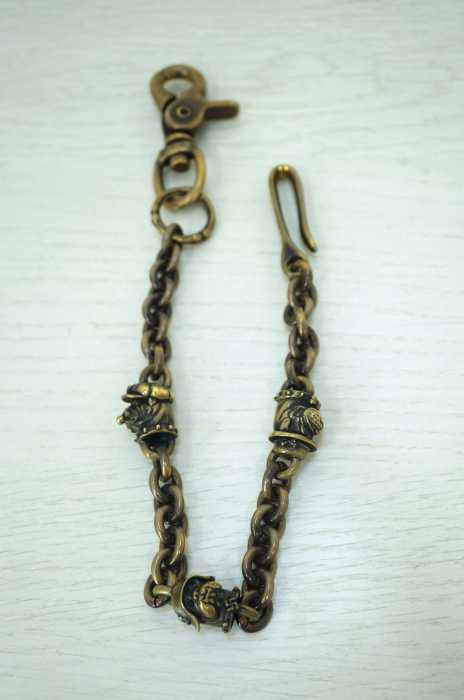 PEANUTS COMPANY （ピーナッツカンパニー） BULL WALLET CHAIN 真鍮 ブラス メンズ アクセサリー