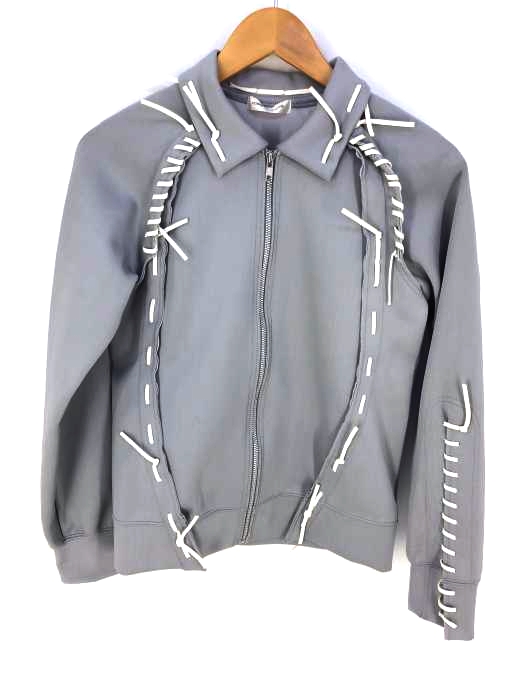 COMME des GARCONS(コムデギャルソン) AD2004 編み込みジップアップジャケット レディース アウター