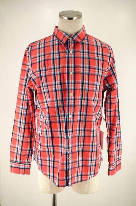 Gap （ギャップ） チェック柄ボタンシャツ メンズ トップス