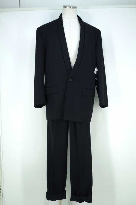 ISSEY MIYAKE MEN （イッセイミヤケメン） ノーカラー1Bジャケット　ウールパンツ　セットアップ メンズ パンツ