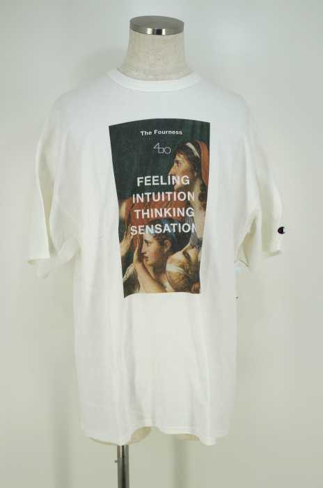 THE FOURNESS×Champion プリントTシャツ メンズ トップス