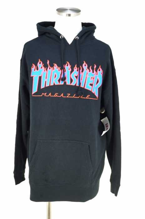 THRASHER (スラッシャー) FLAME LOGO フレイムロゴパーカー メンズ トップス