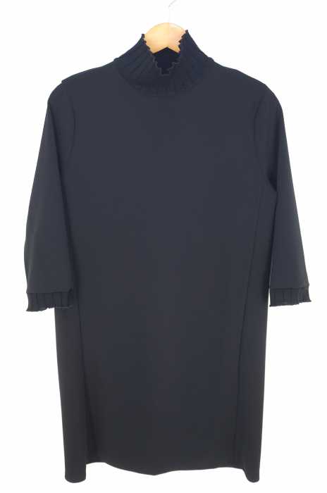 ZARA（ザラ） ニット切替 モックネック レディース ワンピース