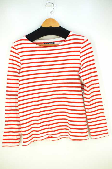 PETIT BATEAU（プチバトー） ボーダーカットソー レディース トップス