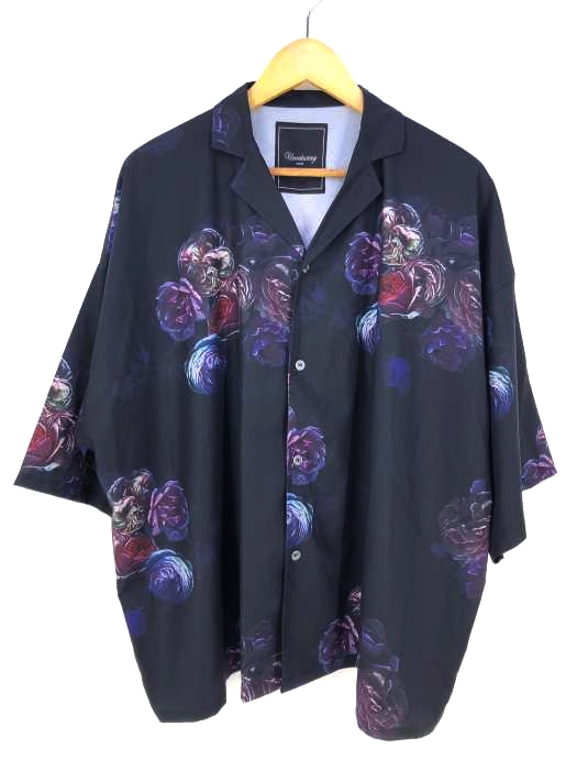 unrelaxing(アンリラクシング) 開襟花柄シャツ メンズ トップス