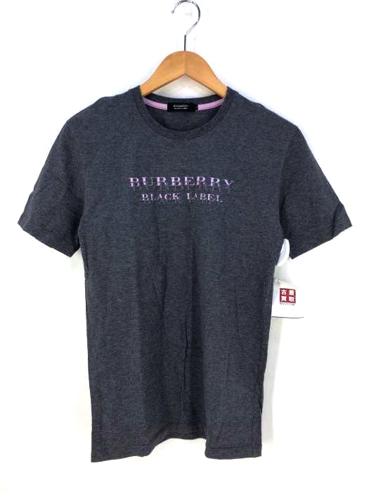 BURBERRY BLACK LABEL（バーバリーブラックレーベル） ロゴ刺繍Tee レディース トップス