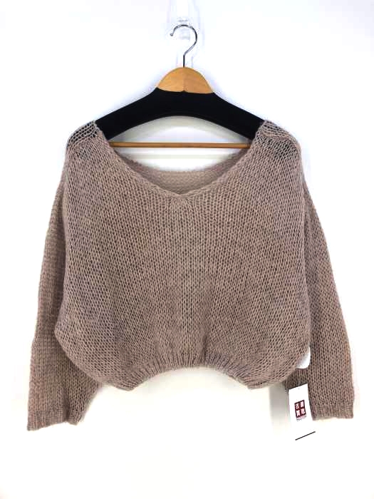 Flower(フラワー) ミルキーモヘアタッチニット レディース トップス