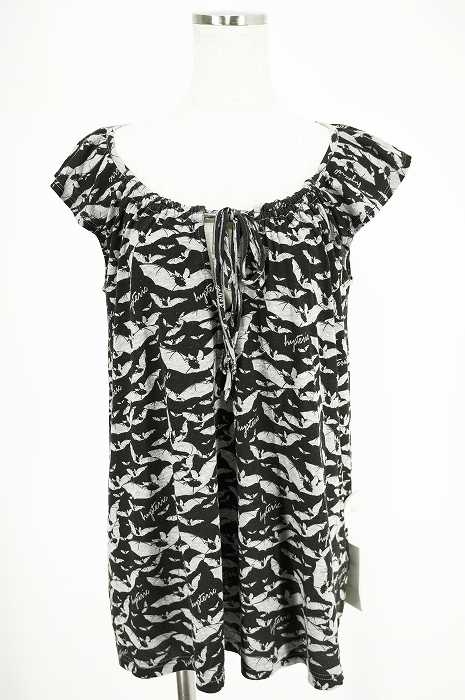 HYSTERIC GLAMOUR （ヒステリックグラマー） バットモチーフノースリーブトップス レディース トップス