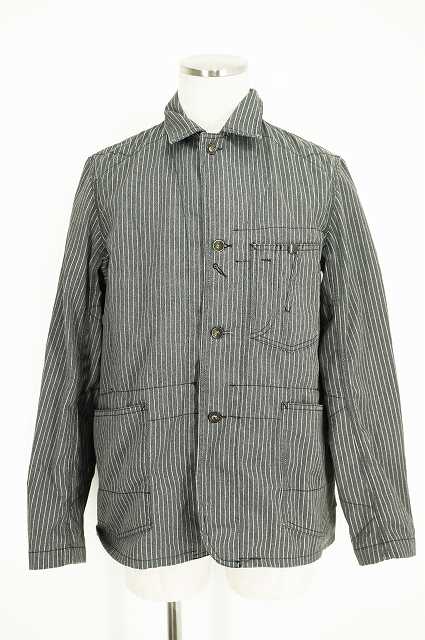Engineered Garments （エンジニアードガーメンツ） ストライプ柄カバーオール メンズ アウター