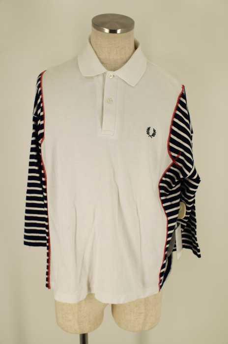 GANRYU × FRED PERRY （ガンリュウ × フレッドペリー） 2012AW ボーダー柄ポロシャツ メンズ トップス