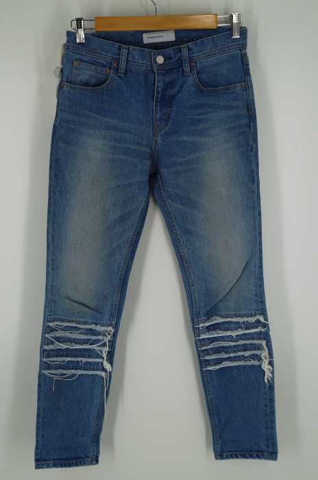 PHENOMENON （フェノメノン） 15AW　5カットスラッシュ加工デニムパンツ メンズ パンツ