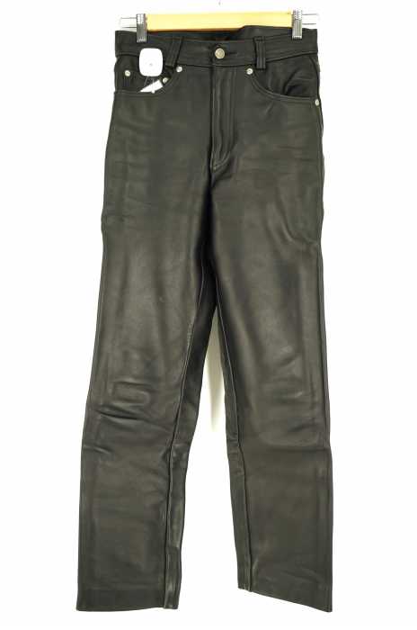 Schott （ショット） Lot600 ジップフライ　ストレートレザーパンツ メンズ パンツ
